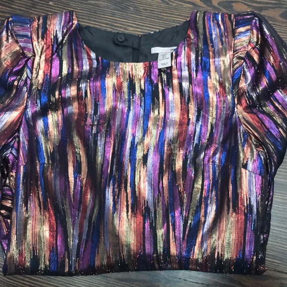 Mini metallic dress - Picture 5 of 6